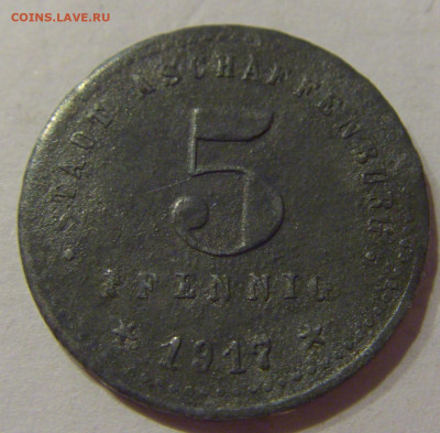 Нотгельд 5 пф 1917 Ашаффенбург №1 03.04.2021 22:00 МСК - CIMG6844.JPG