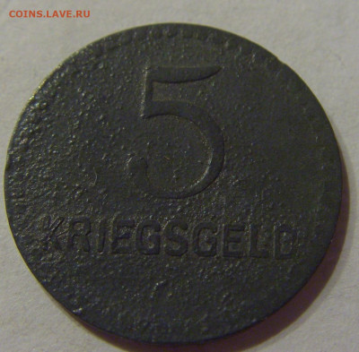 Нотгельд 5 пф 1917 Кайзерслаутерн №2 03.04.2021 22:00 МСК - CIMG6856.JPG
