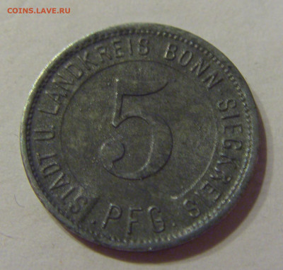 Нотгельд 5 пф 1919 Бонн №1 03.04.2021 22:00 МСК - CIMG6880.JPG