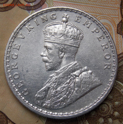 "Свиная" 1 рупия 1911 года . - DSCN0357 (2).JPG