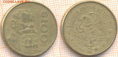 Мексика 100 песо 1991 г., до 05.04.2021 г. 22.00 по Москве - Мексика 100 песо 1991 1248