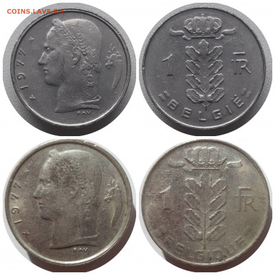 ФИКС 1 франк 1951-1980 гг. БЕЛЬГИЯ до 03.04.21 в 22:00 МСК - CollageMaker_20210401_202443583