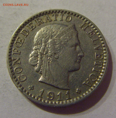 20 раппен 1911 Швейцария №1 06.04.2021 22:00 МСК - CIMG7913.JPG