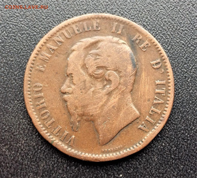 10 чентезимо 1866 (А14) 4.04 - 4rRtlSbPyEk