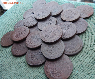 27 пятаков Елизаветы Петровны 1758-1761, цена фикс - 27l-3
