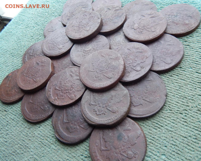 27 пятаков Елизаветы Петровны 1758-1761, цена фикс - 27l-6