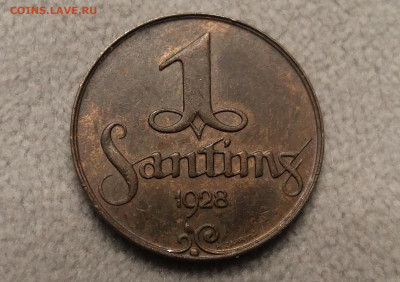 1, 2 сантими 1922, 1928 год.  До 05.04.21г в 22.15 МСК - 2021-03-26 23.36.54