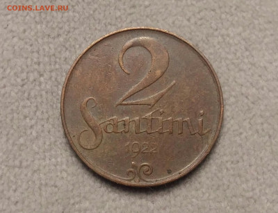 1, 2 сантими 1922, 1928 год.  До 05.04.21г в 22.15 МСК - 2021-03-26 23.37.52