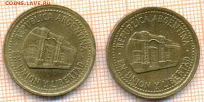 Аргентина 50 сентаво 1992,2009 г., фикс 15 р - Аргентина 50 сентаво 1992 2009 3017а