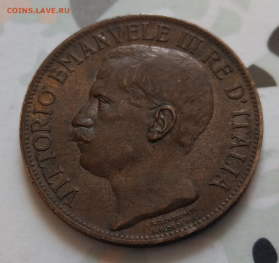 Италия 10 чентезимо 1911 50 лет государства до 22-00 06.04 - IMAG0902_2