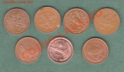 Остров Мэн, подборка 7 монет (16.10) - МЭН 001