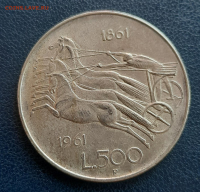 Италия.Серебро.500.5 и1лира.Оценка. - 20210402_175917