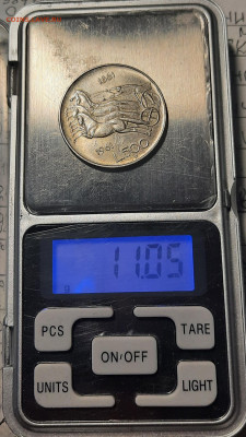 Италия.Серебро.500.5 и1лира.Оценка. - 20210403_212517