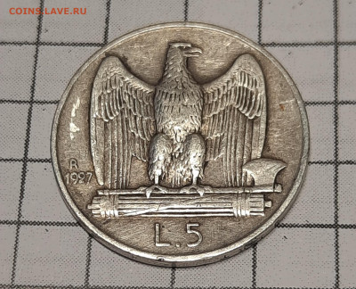 Италия.Серебро.500.5 и1лира.Оценка. - 20210403_213028