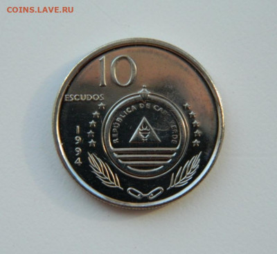 Кабо-Верде 10 эскудо 1994 г.(Фауна)без обращения до 08.04.21 - DSCN8339.JPG