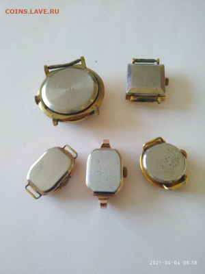 Часы в желтом корпусе 5 шт - P10404-081838
