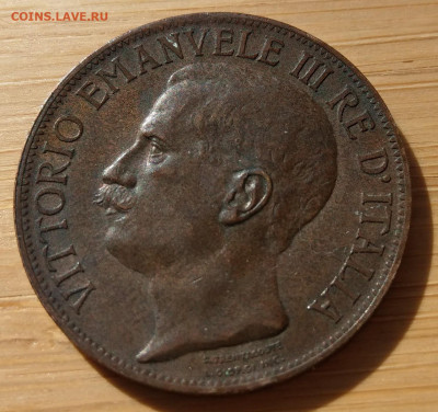 Италия 10 чентезимо 1911 50 лет государства до 22-00 06.04 - IMAG0936~2