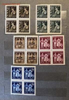3-й Рейх кварты и Богемия с Моравией сцепки(части листов) - 52B09FB8-77A9-4666-8F0E-CEB9682B4E3C