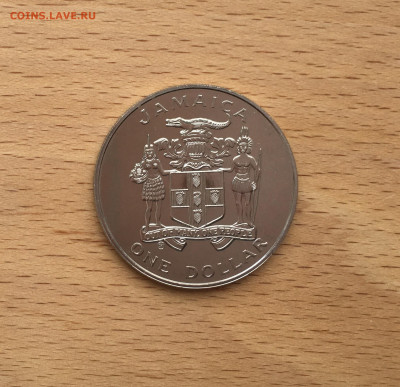 Ямайка 1$ доллар 1982 Чемпионат мира по футболу Вратарь - IMG_3372.JPG