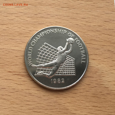 Ямайка 1$ доллар 1982 Чемпионат мира по футболу Вратарь - IMG_3368.JPG