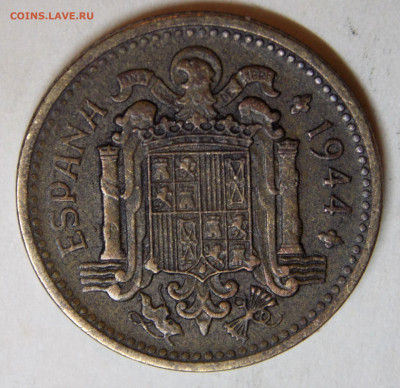 Испания 1 песета 1944 года до 10.04.2021 22:00 - DSCN0795 (2).JPG