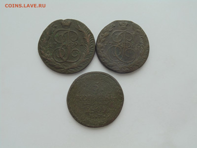 5 коп 1809 г, 5 коп 1780 ЕМ, 5 коп 1791 АМ+ Бонус 78 штук РИ - DSC04991.JPG