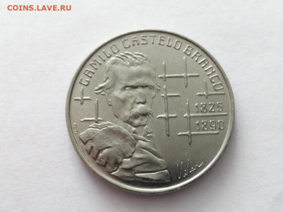 Португалия 100 эскудо, 1990 100 лет со дня смерти Бранку - 5QKHZkl_rMg