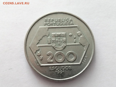 Португалия 200 эскудо, 1991 Навигация на запад - -8SB2N504FQ