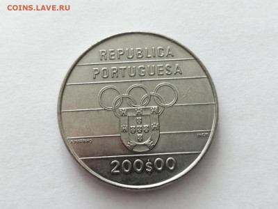 Португалия 200 эскудо, 1992 XXV летние ОИ, Барселона 1992 - LE9xjAVvVAE