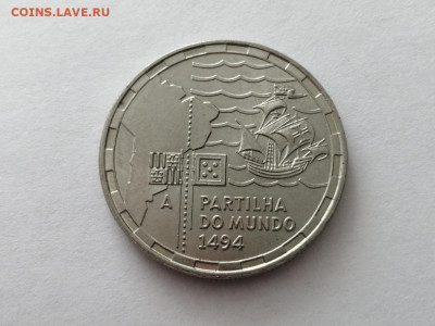 Португалия 200 эскудо, 1994 500 лет с момента разделения зон - ScGQQgCZkjk