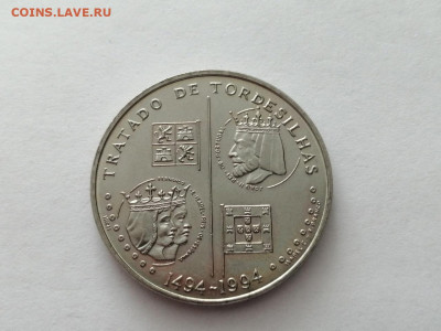 Португалия 200 эск, 1994 500 лет Тордесильясского договора - kMVEp3kF6q4