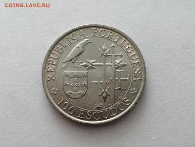 Португалия 100 эскудо, 1995 400 лет смерти Антонио из Крату - piLf1eAkfzk