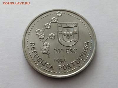 Португалия 200 эскудо, 1996 Путешествие на Тайвань в 1582 го - sLphUaeii4E