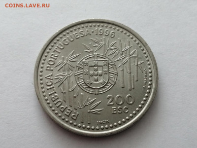 Португалия 200 эскудо, 1996 Прибытие португальцев в Китай - ei3kIp_Lads
