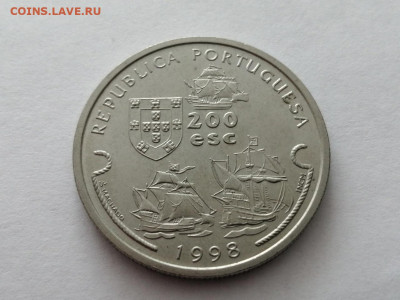 Португалия 200 эскудо,1998 Путешествие Васко да Гамы в Индию - IBI95bMANFE