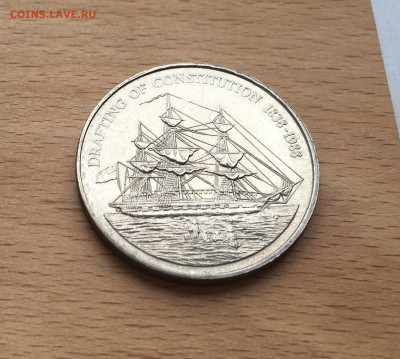Острова Питкэрн 1 доллар 1988 Корабль - IMG_3406.JPG