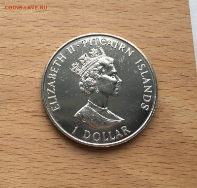 Острова Питкэрн 1 доллар 1988 Корабль - IMG_3410.JPG