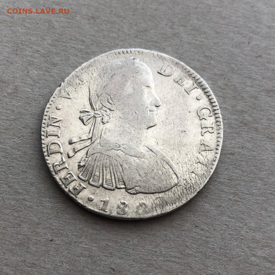 8 реалов 1809 год,Мексика.Испанская колония, на оценку - aFxwZlmewHQ