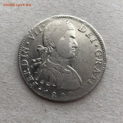 8 реалов 1809 год,Мексика.Испанская колония, на оценку - LnjfBTjSJQs
