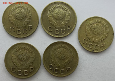 1 копейка 1949 г. 5 шт. до  11.04 - 52