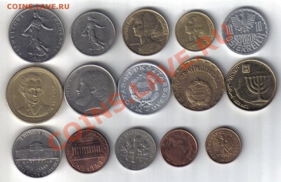 Монеты мира 15 шт. до 16.10 21.00мск - Монеты мира 15 шт-2