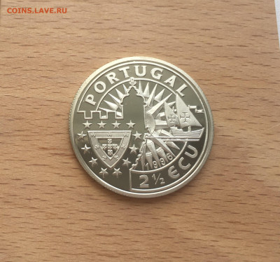 Португалия 2,5 экю 1996 Педро Альварес Кабрал Мореплаватель - IMG_3631.JPG