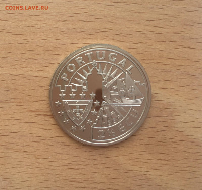 Португалия 2,5 экю 1996 Педро Альварес Кабрал Мореплаватель - IMG_3630.JPG