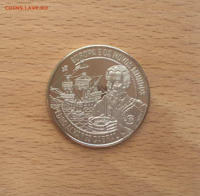 Португалия 2,5 экю 1996 Педро Альварес Кабрал Мореплаватель - IMG_3623.JPG