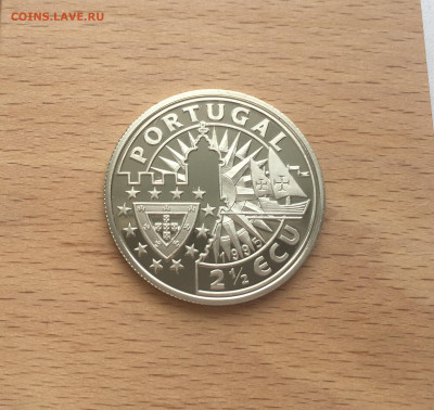 Португалия 2,5 экю 1995 Васко Да Гама Мореплаватель Корабль - IMG_3658.JPG