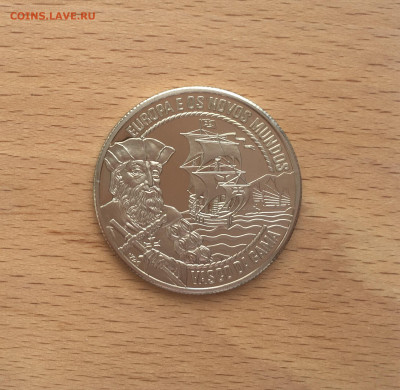 Португалия 2,5 экю 1995 Васко Да Гама Мореплаватель Корабль - IMG_3648.JPG