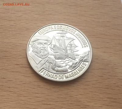 Португалия 2,5 экю 1997 Фернан Магеллан Мореплаватель - IMG_3639.JPG