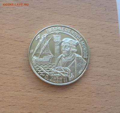 Португалия 2,5 экю 1992 Жуан II Мореплаватель Корабль - IMG_3575.JPG