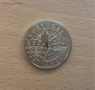 Португалия 2,5 экю 1992 Жуан II Мореплаватель Корабль - IMG_3580.JPG