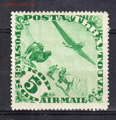Тува 1934 1м* 5к авиапочта верблюды до 16 04 - 17б